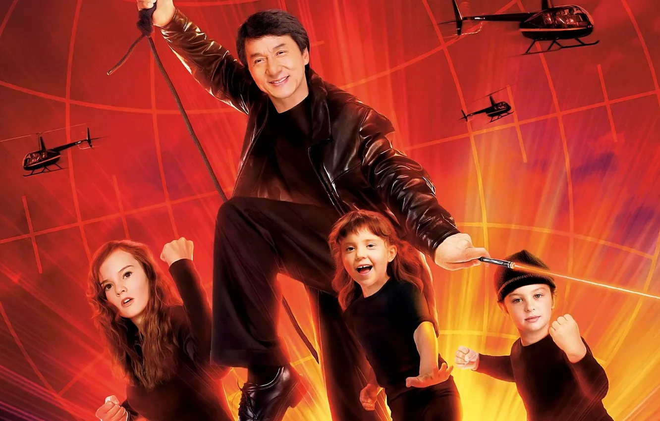 Photo wallpaper children, Jackie Chan, Jackie Chan, The Spy Next Door