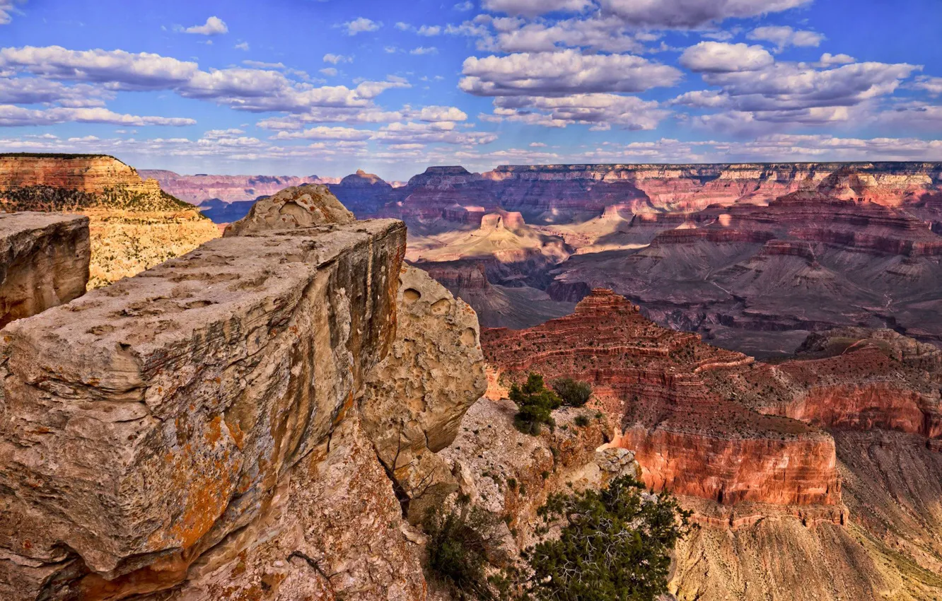 Photo wallpaper the sky, landscape, canyon, AZ, USA, grand canyon