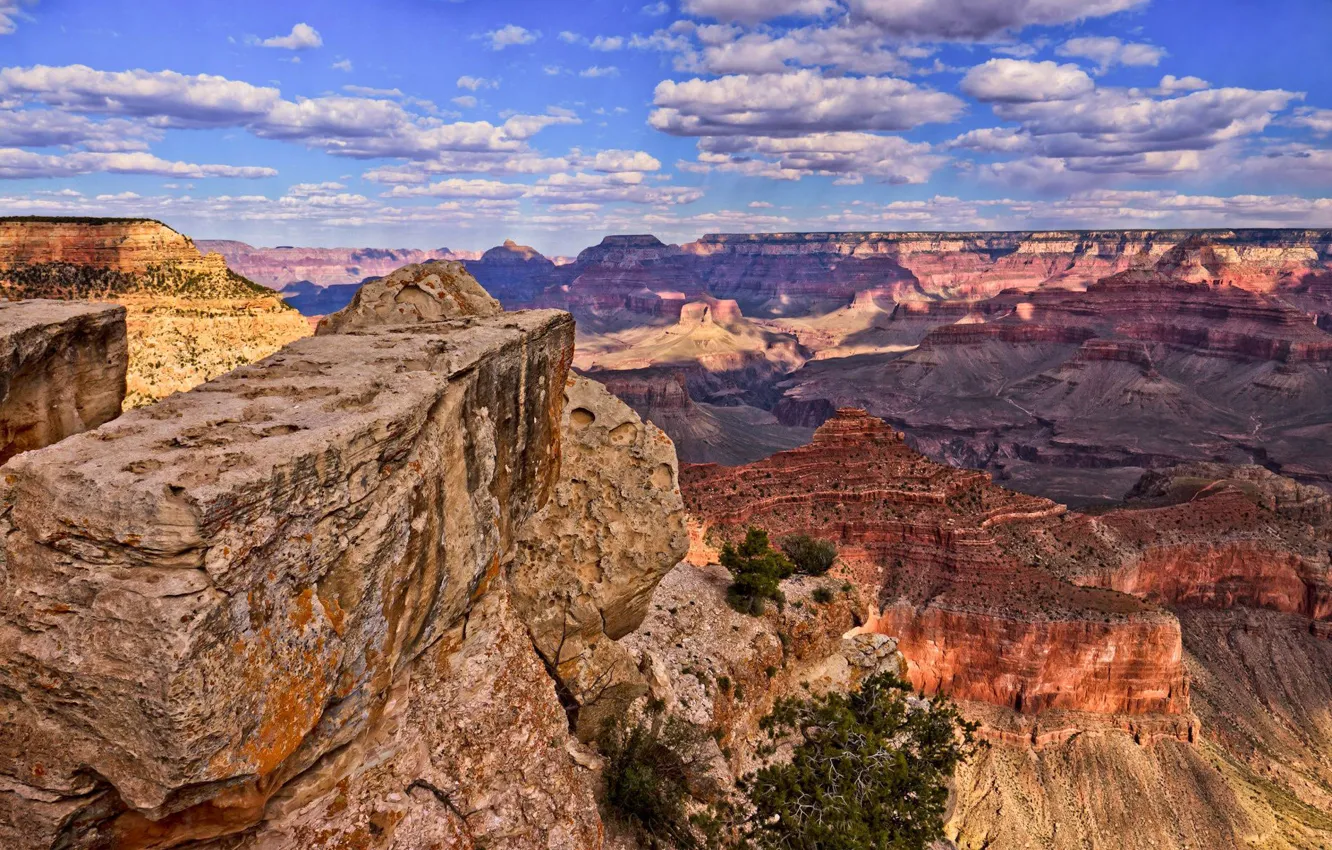 Photo wallpaper the sky, landscape, canyon, AZ, USA, Grand Canyon