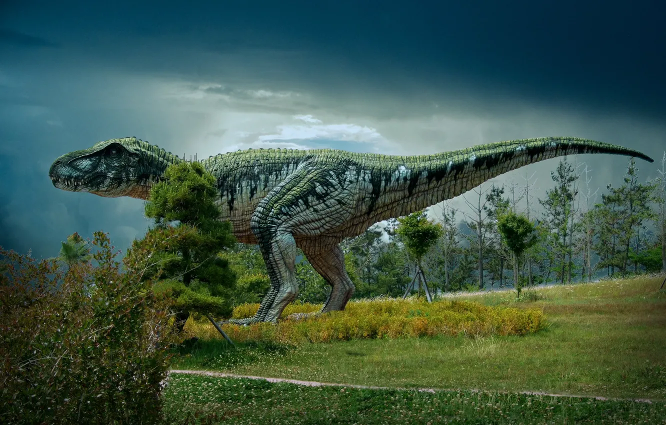 Photo wallpaper dinosaur, dinosaur valley, dinosaur museum