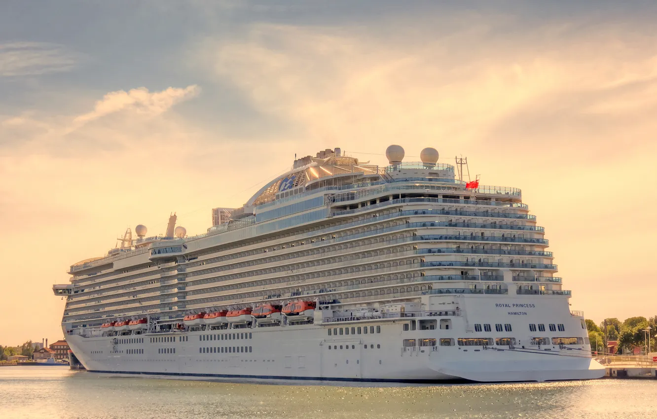 Photo wallpaper photo, ship, cruise liner, Royal Princess