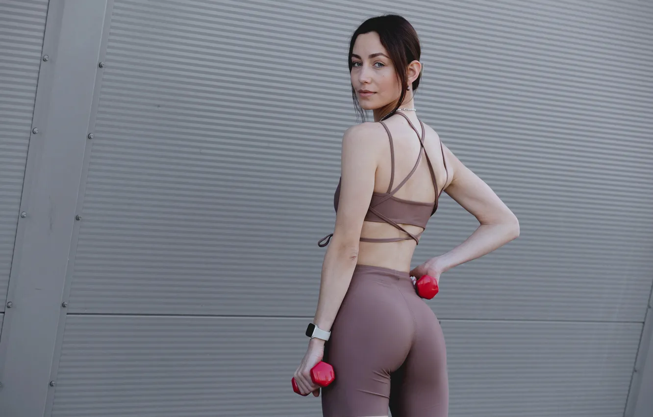 Photo wallpaper girl, sexy, hot girl, eyes, smile, beautiful, figure, model