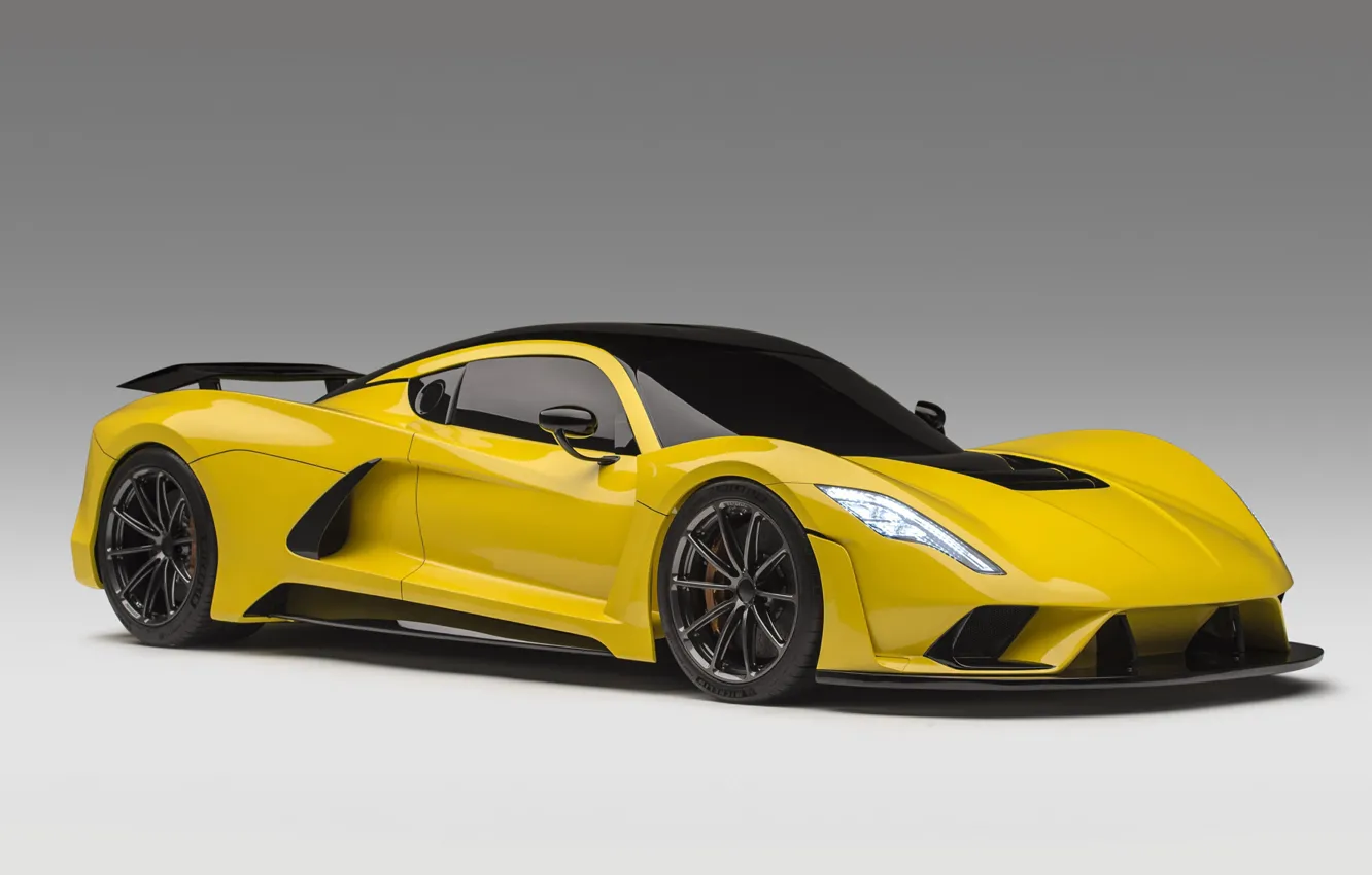 Photo wallpaper hypercar, Hennessey Venom F5, hyper car, 1842 hp, 1617 Nm, V8 6.6 Fury, Hennessy Venom …