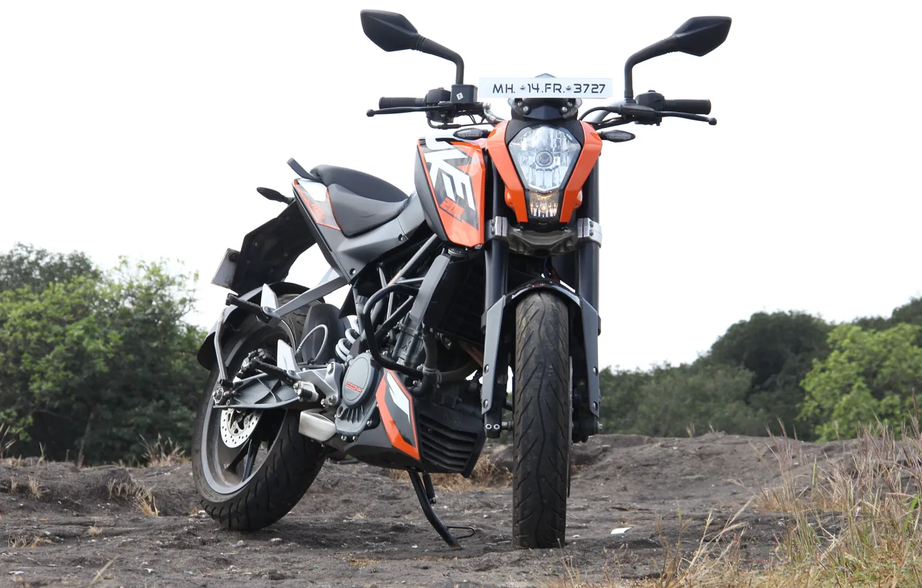 Photo wallpaper KTM, Beast, Duke, duke200, orange machine, ktmduke, readytorace