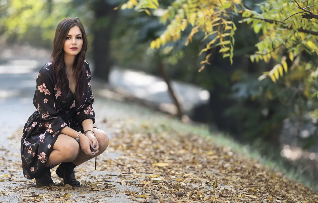 Photo wallpaper summer, girl, face, dress, cutie, Sara