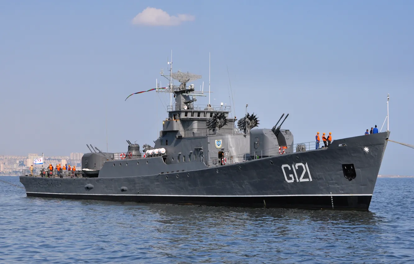 Photo wallpaper ship, Azerbaijan, Navy, guard, project 159-A, G121