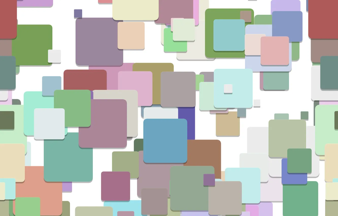 Photo wallpaper abstraction, vector, squares, geometry, background, squares, multicolor