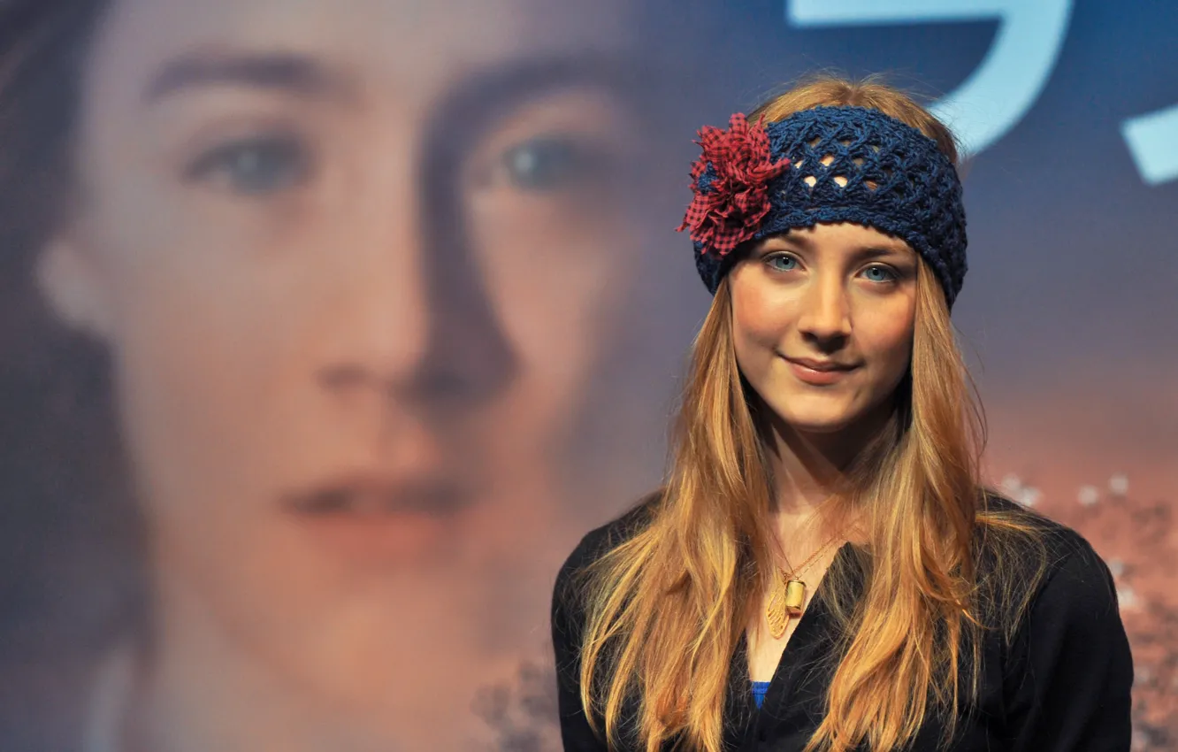 Photo wallpaper look, Saoirse Ronan, Saoirse Ronan, blonde, smile, actress, girl, eyes