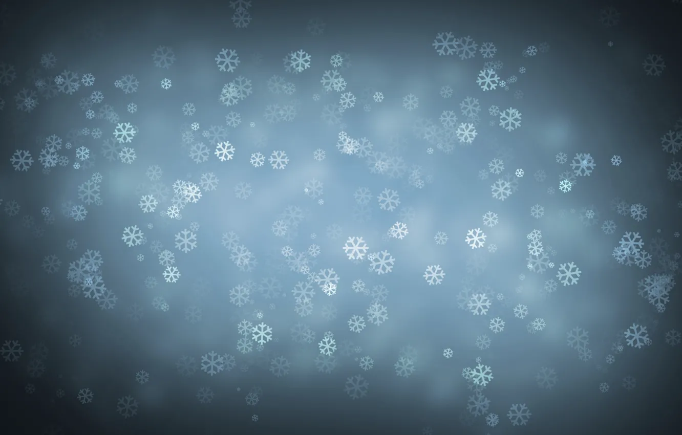 Photo wallpaper snowflakes, new year, minimalism