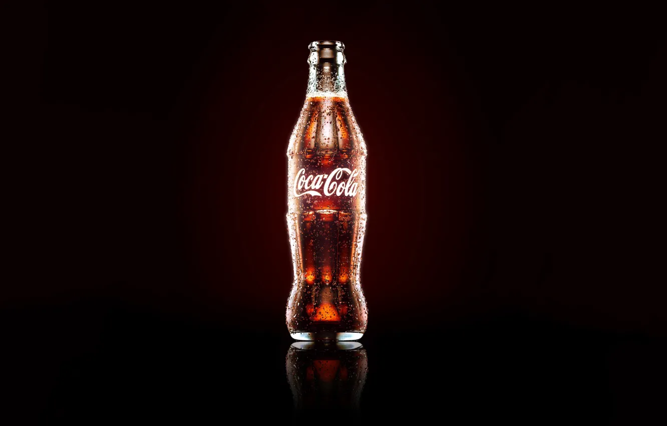 Photo wallpaper bottle, drink, coca cola, coca-cola, bottle, Coca Cola, by Amin Bakht, Amin Bakht