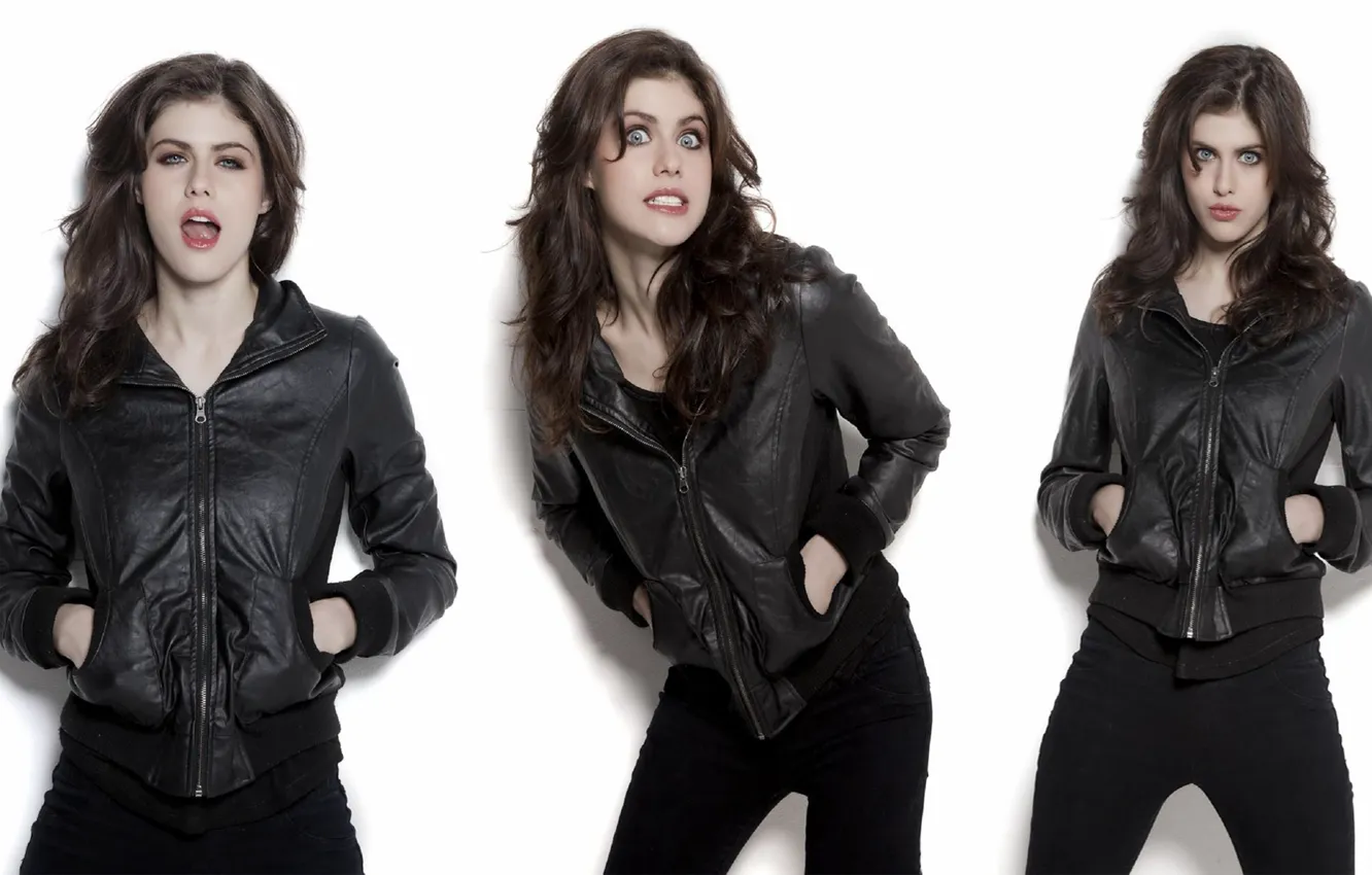 Photo wallpaper girl, Alexandra Daddario, Daddario