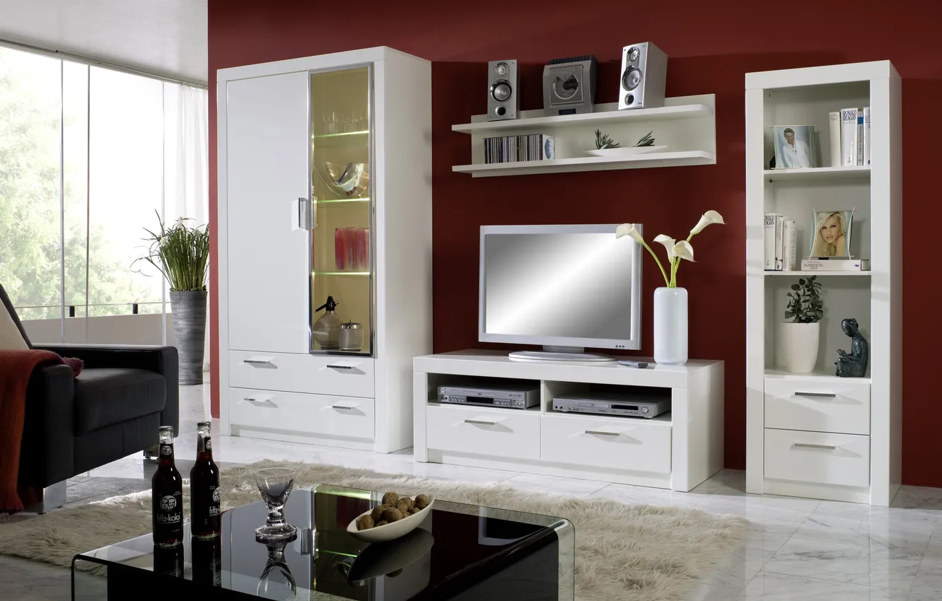 Photo wallpaper design, style, room, interior, living room