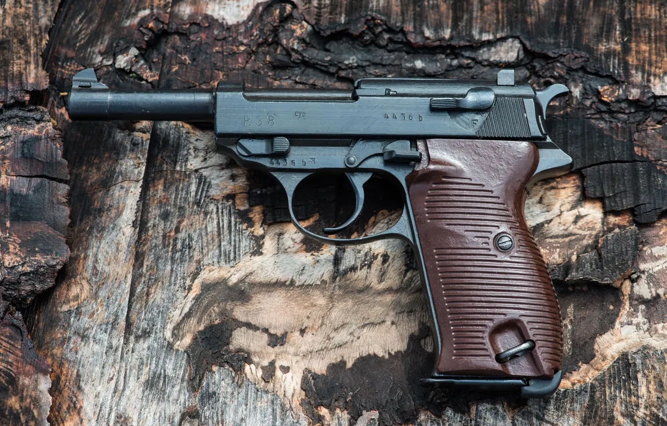 Photo wallpaper gun, weapons, background, p 38