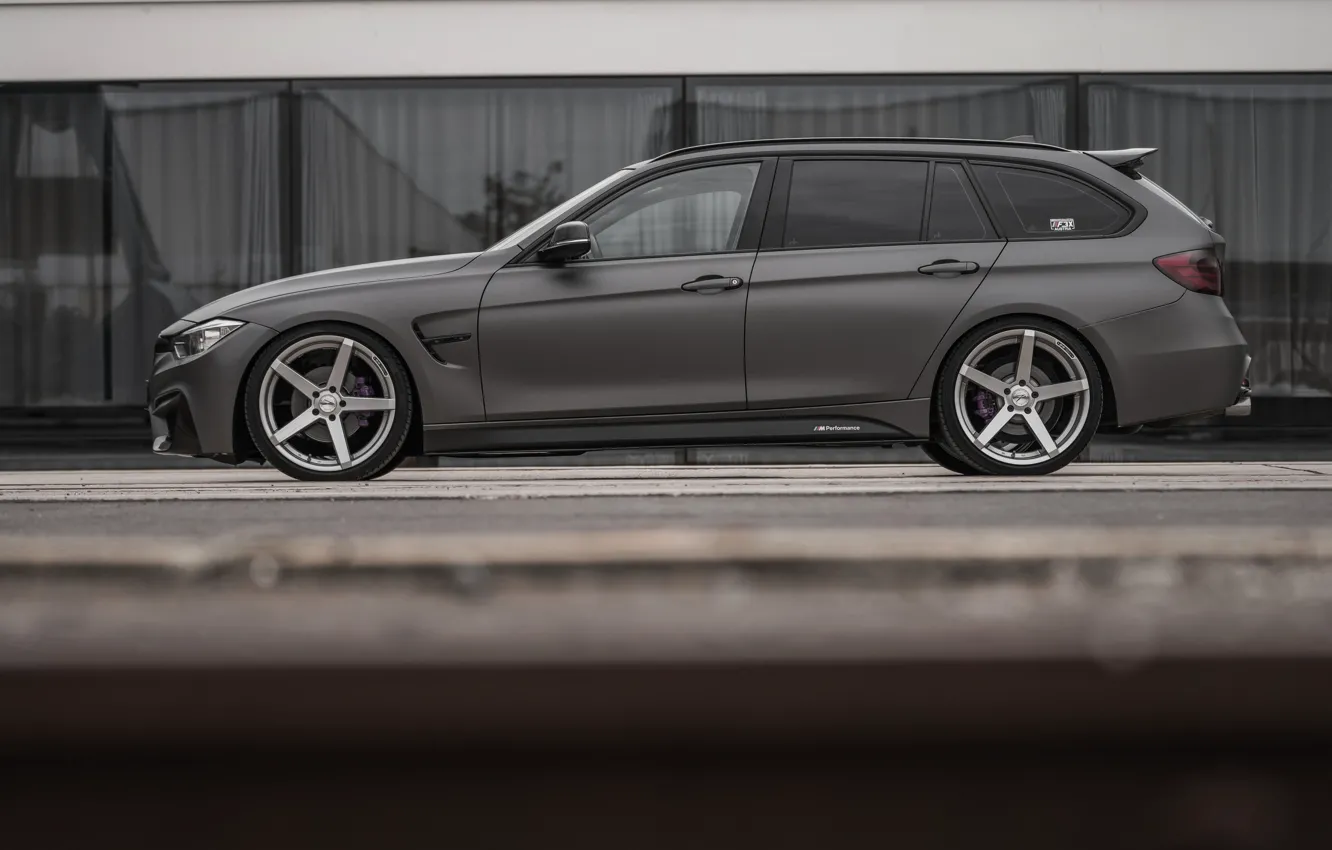 Photo wallpaper BMW, profile, 2018, 3-series, universal, 320d, the five-door, F31