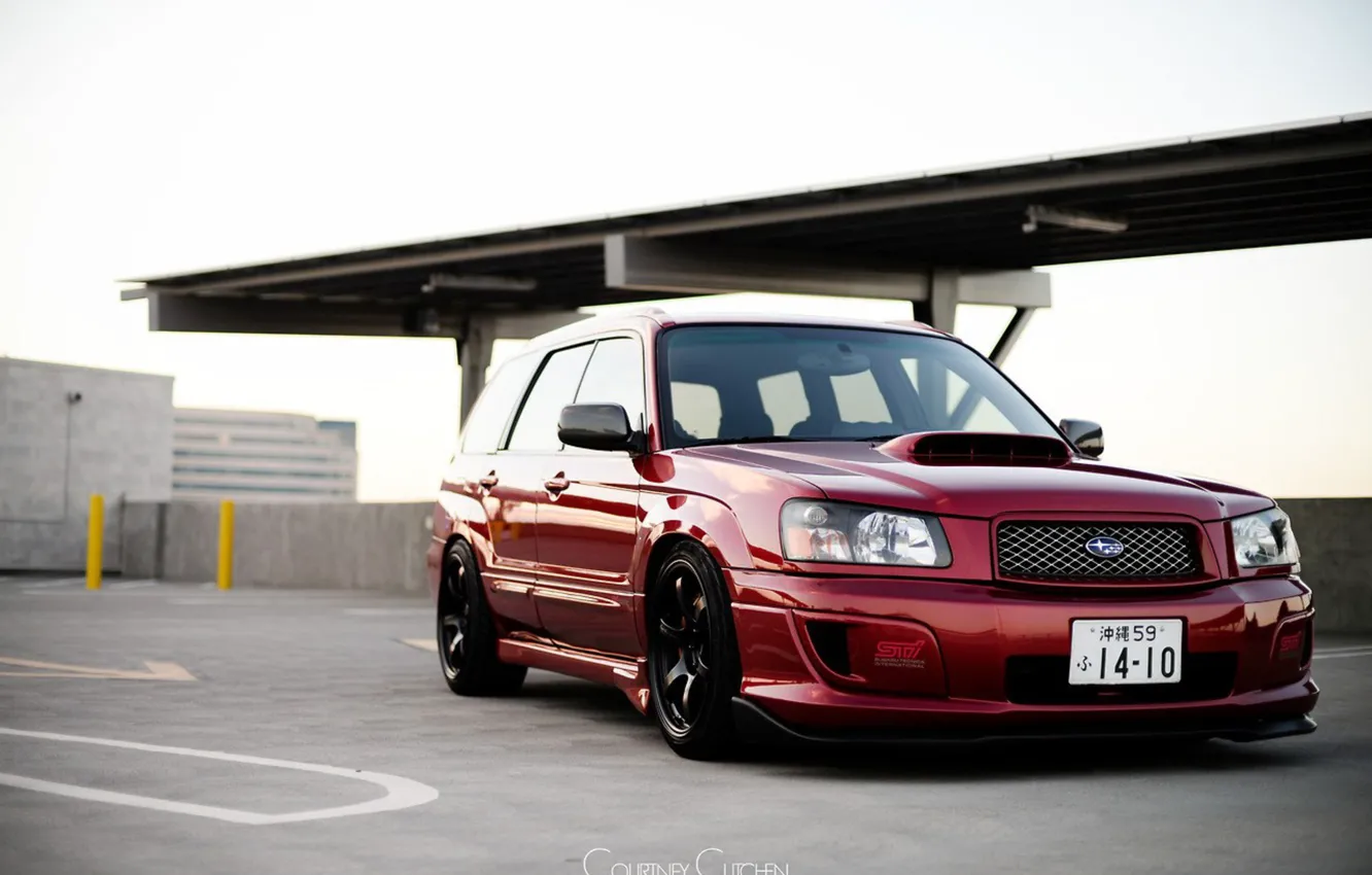 Photo wallpaper subaru, sti, cool car, forester