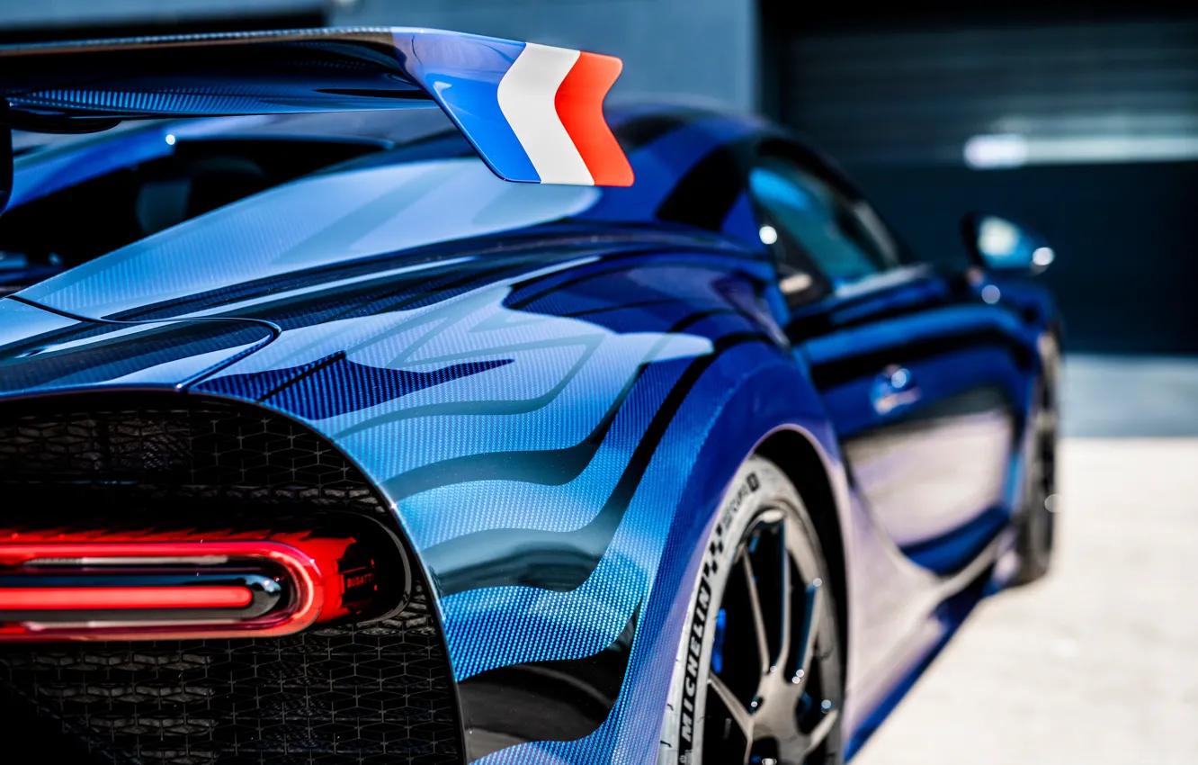 Photo wallpaper Bugatti, blue, Chiron, Bugatti Chiron Pur Sport