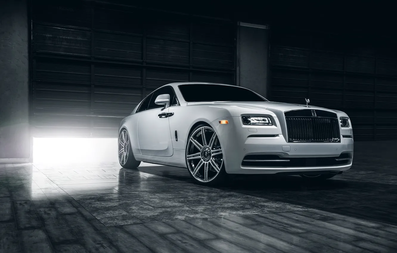 Photo wallpaper Rolls Royce, Ghost, White, Luxure, BMW Group