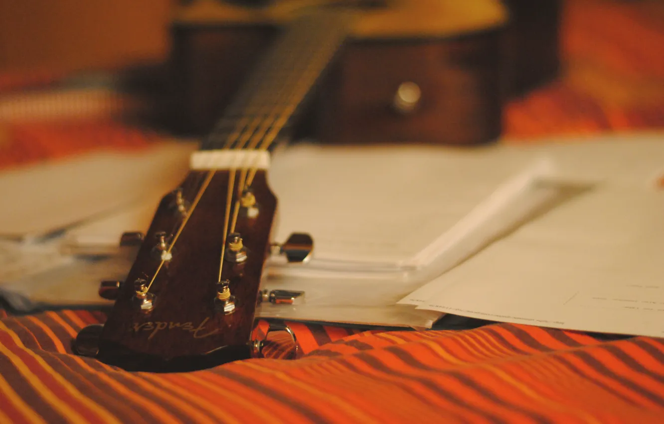 Photo wallpaper guitar, tool, music