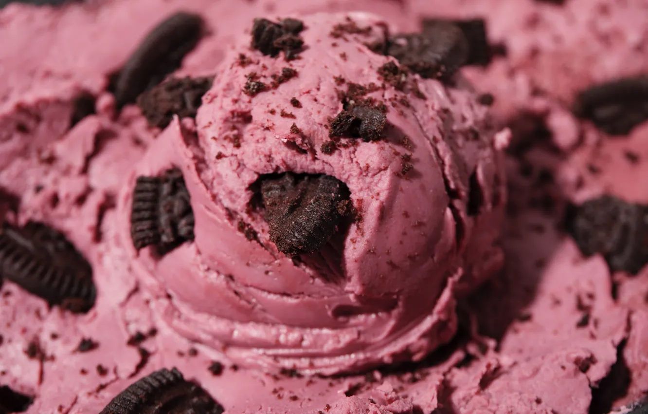 Photo wallpaper life, ice-cream, cookies, still