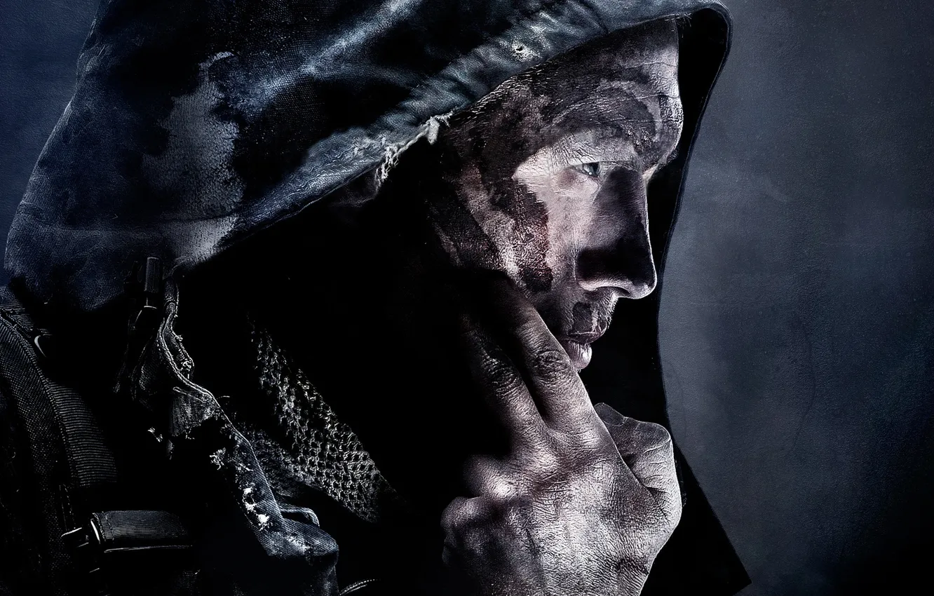 Photo wallpaper hand, soldiers, hood, male, disguise, fighter, Treyarch, Infinity Ward