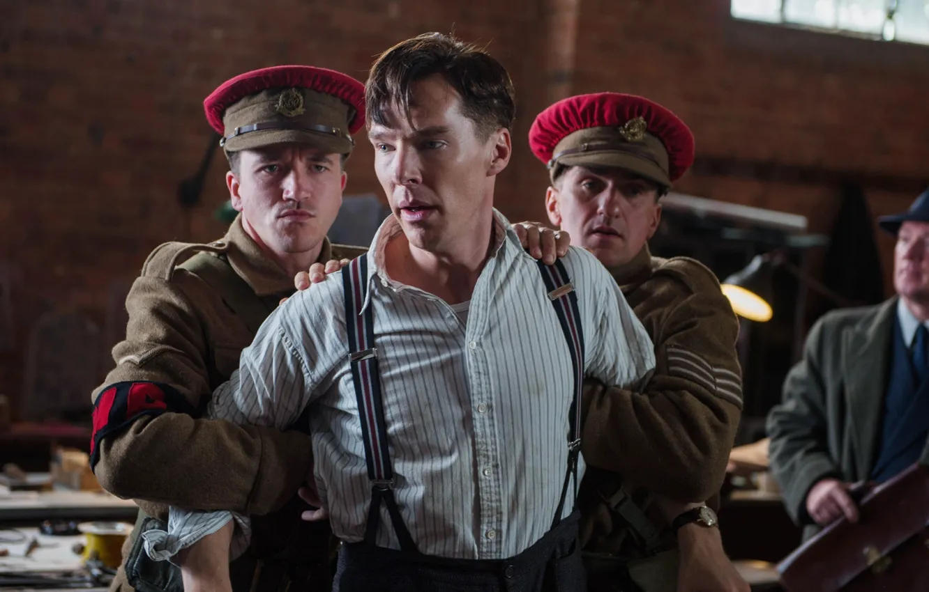 Photo wallpaper Benedict Cumberbatch, Benedict Cumberbatch, 2014, arrest, The Imitation Game, The imitation game