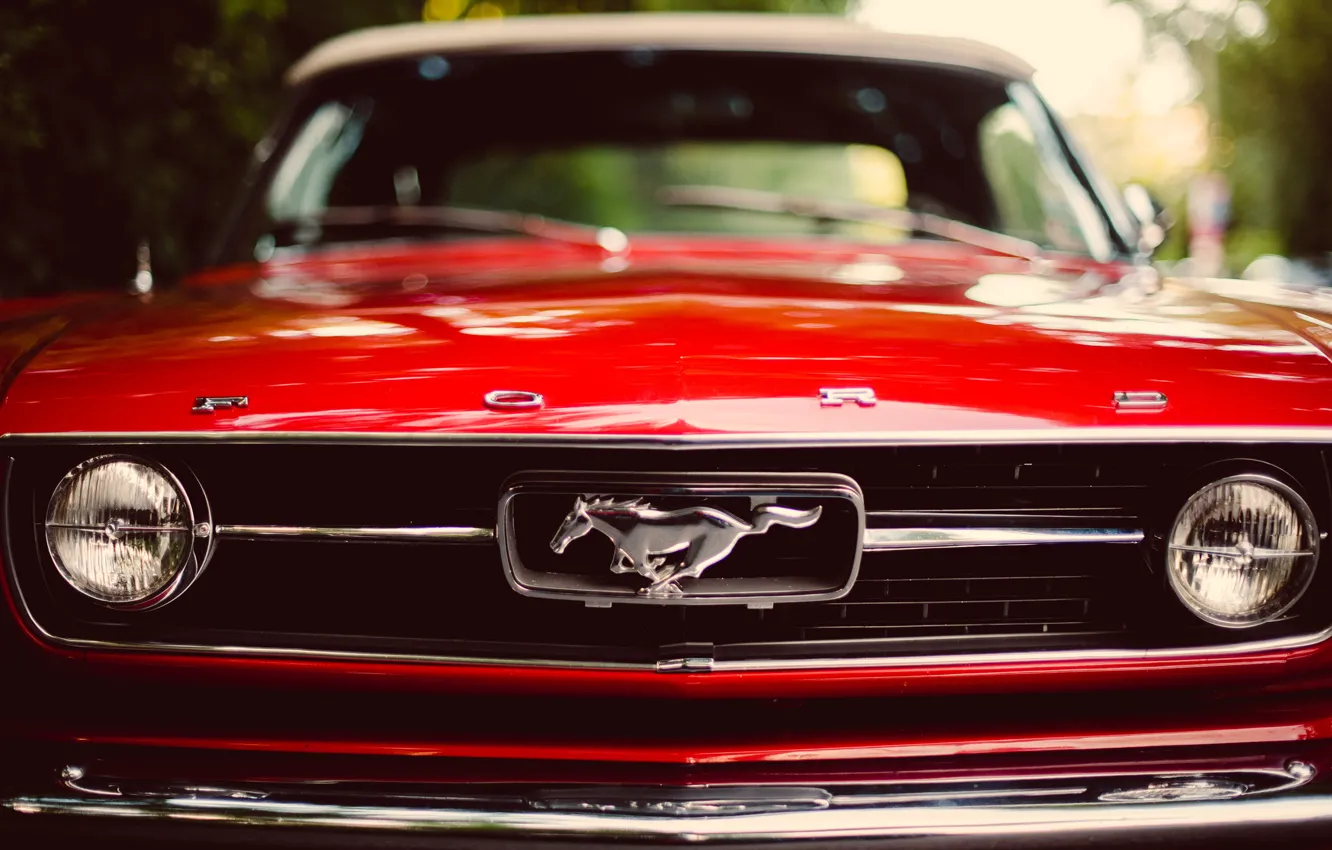 Photo wallpaper car, mustang, ford, classic