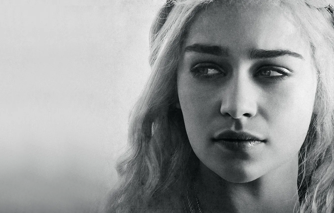 Photo wallpaper Girl, Blonde, Hair, Art, Movies, Game of Thrones, Game of thrones, Emilia Clarke