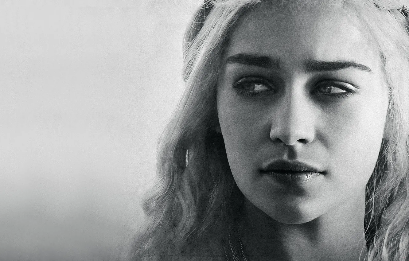 Photo wallpaper girl, the film, hair, art, blonde, Game of Thrones, Game of thrones, Emilia Clarke