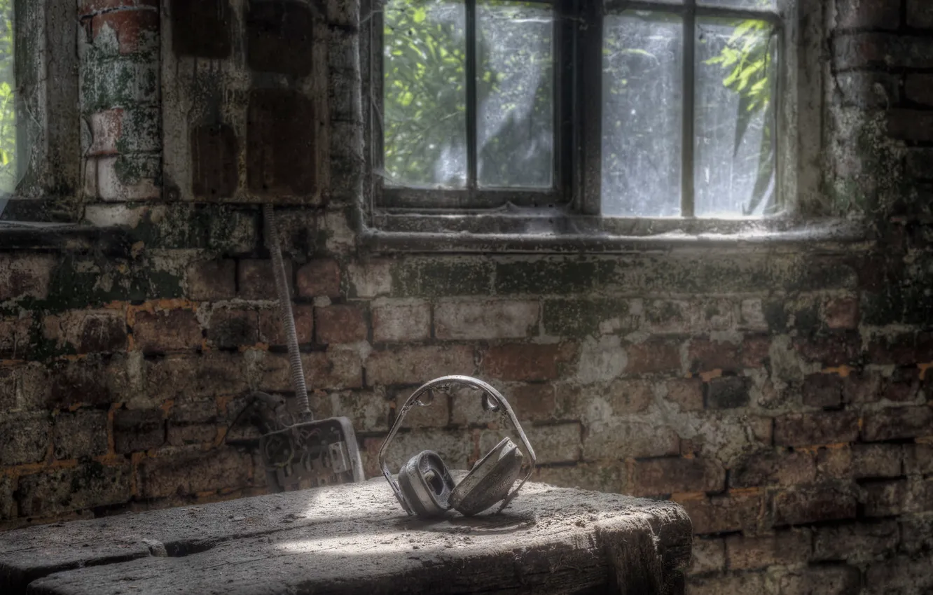 Photo wallpaper music, background, headphones