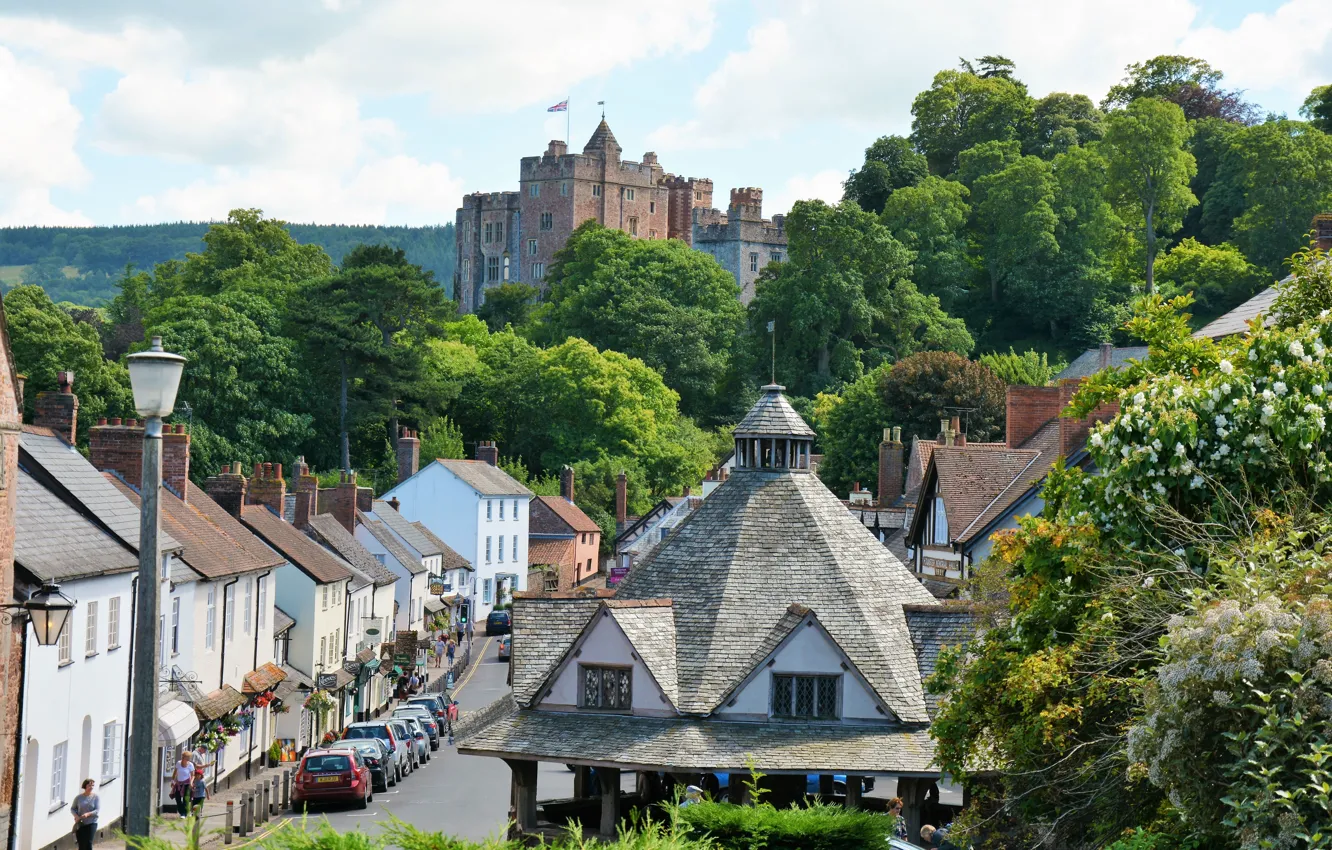 Photo wallpaper UK, England, Dunster, Minehead, Dunster