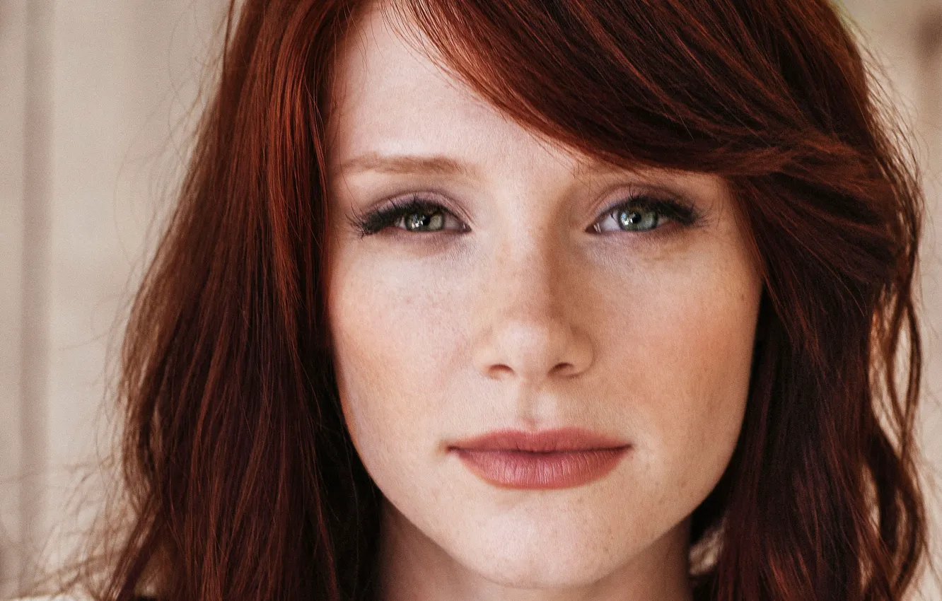Photo wallpaper look, portrait, actress, hair, Bryce Dallas Howard, Bryce Dallas Howard