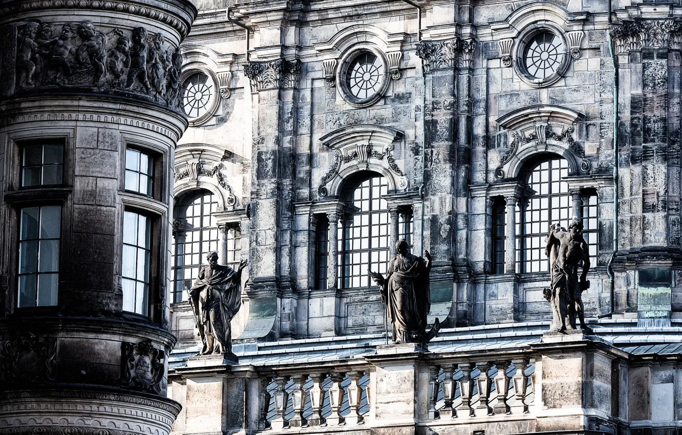 Photo wallpaper Dresden, beautiful, architecture