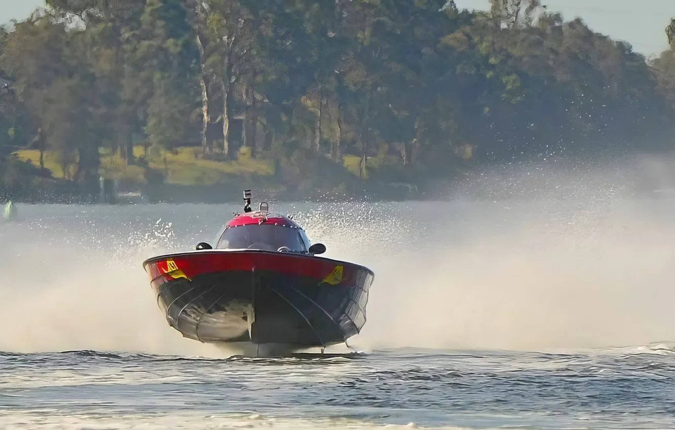 Photo wallpaper race, boat, speed