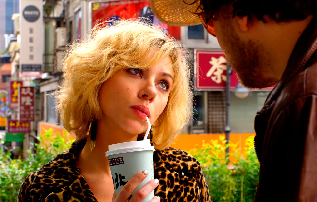 Photo wallpaper Scarlett Johansson, Lucy, Luc Besson