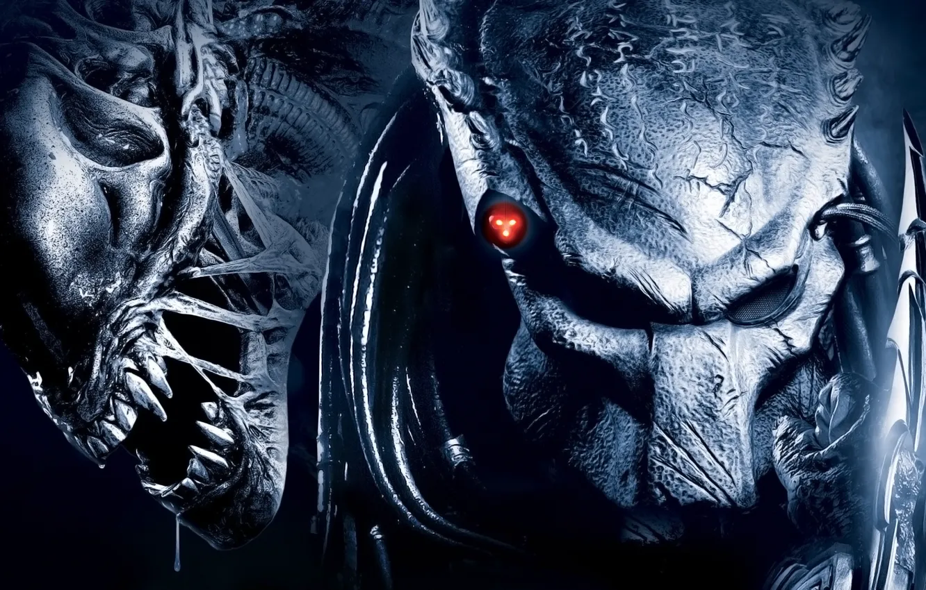 Photo wallpaper predator, Stranger, aliens vs predator