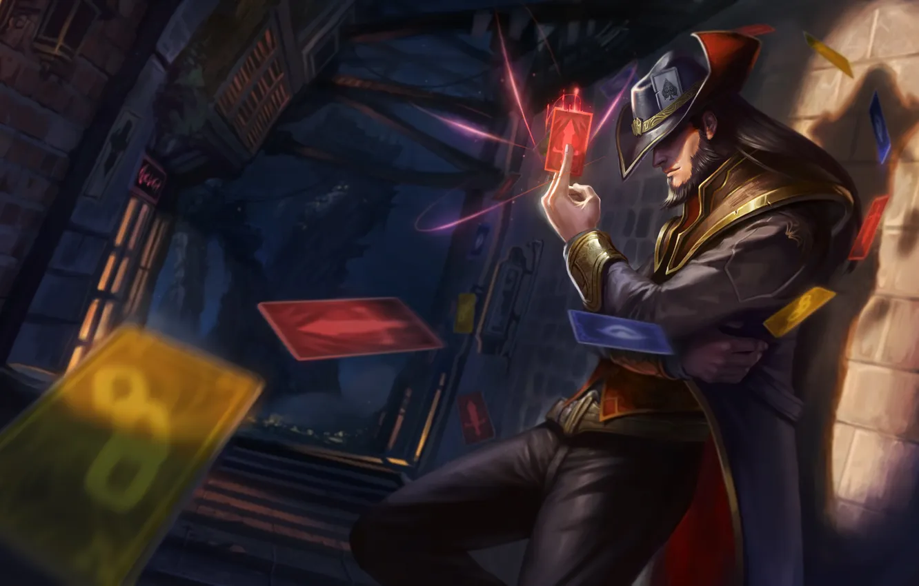 Photo wallpaper League of Legends, League Of Legends, Twisted Fate