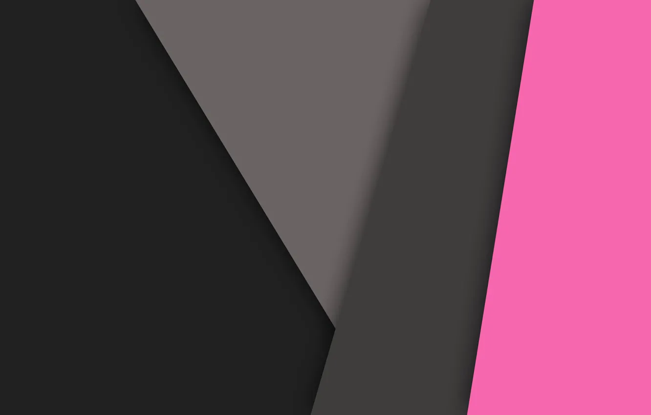 Photo wallpaper line, pink, black, Android, geometry, design, color, material