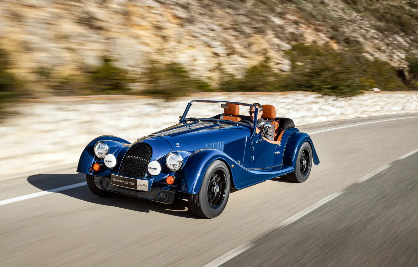 Photo wallpaper Morgan, sports car, Morgan Plus Four