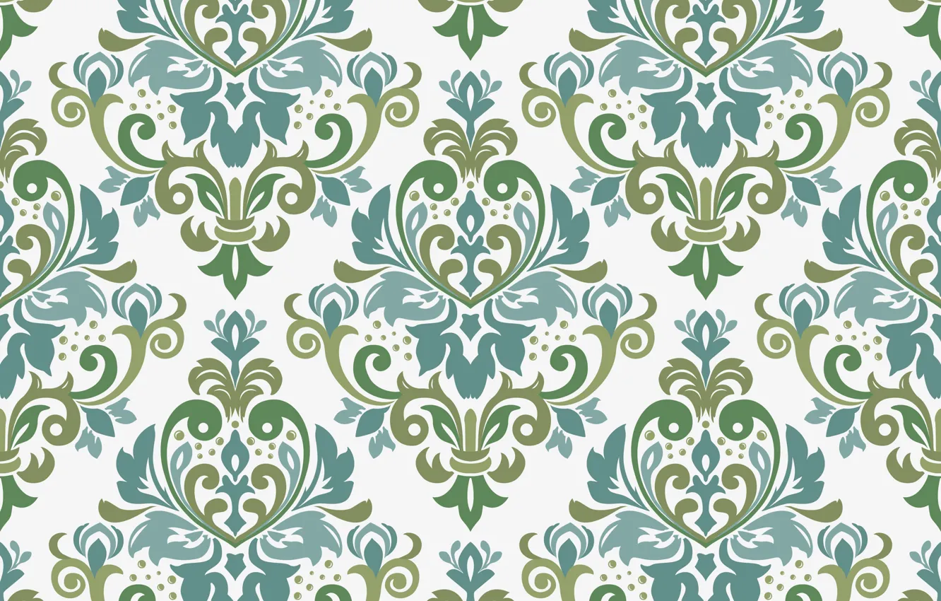 Photo wallpaper vector, ornament, border, seamless, seamles, victorian style