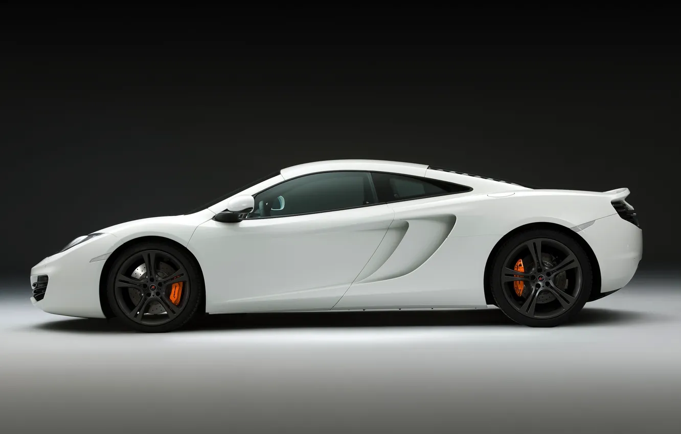 Photo wallpaper McLaren, white, cars, auto, cars walls, Supercars, race car, McLaren MP4-12C