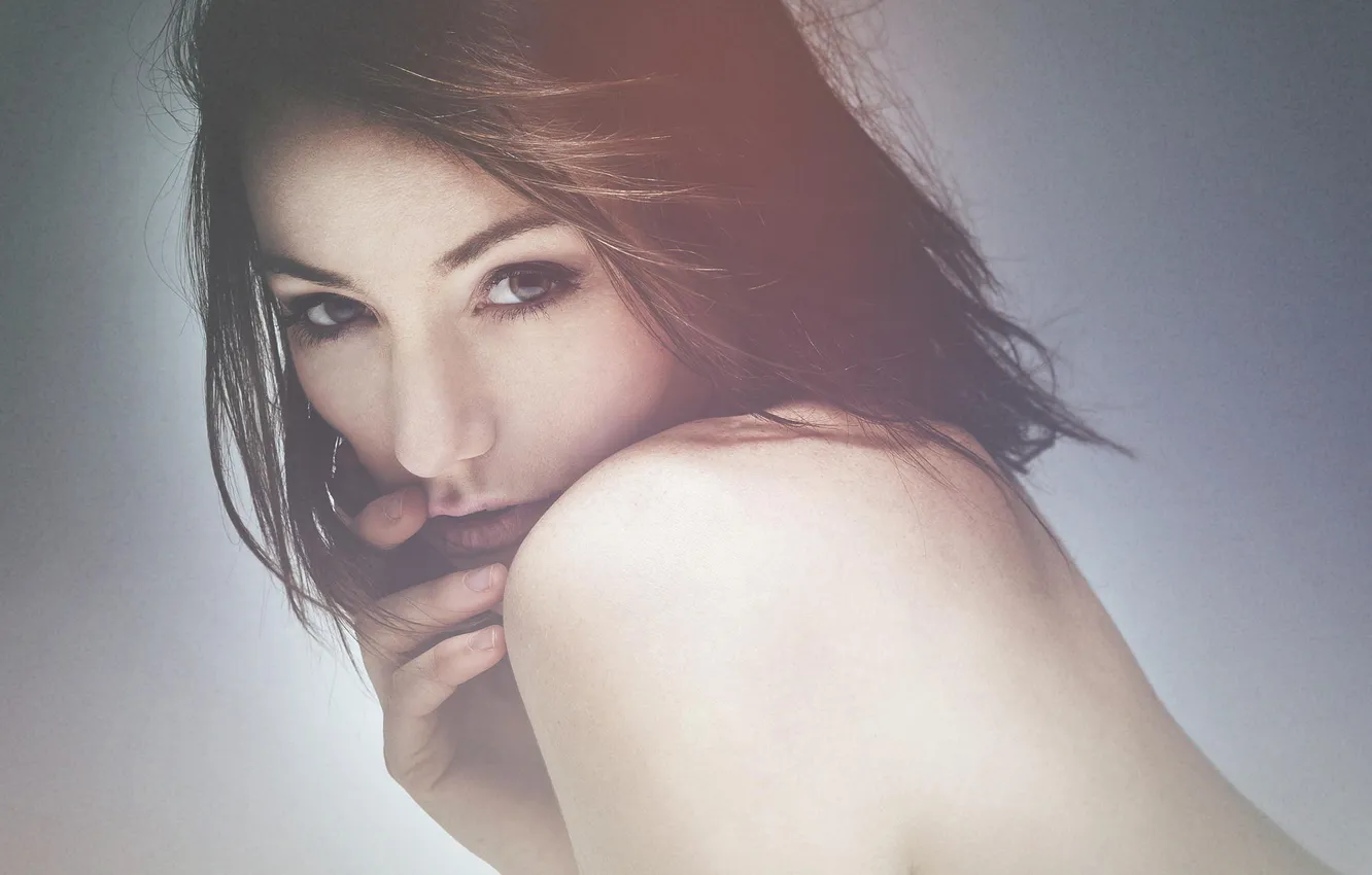 Photo wallpaper look, background, portrait, lighting