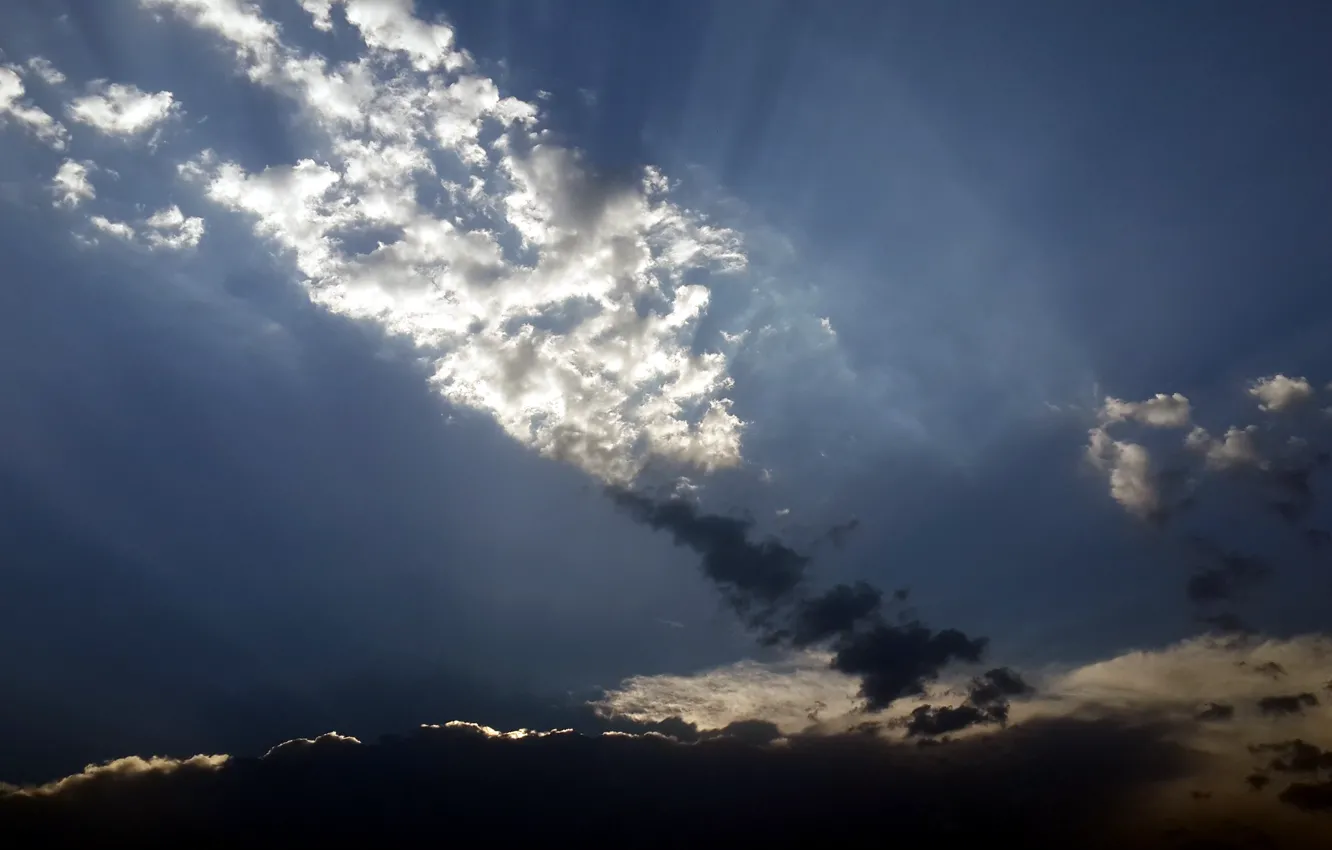 Photo wallpaper sky, cloud, Sun Ray, SUHART