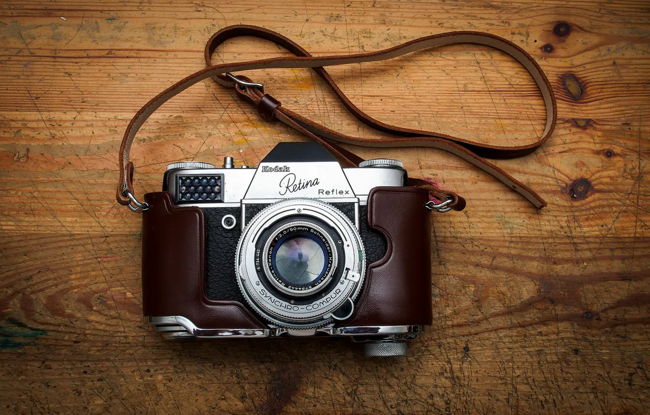 Photo wallpaper background, camera, Kodak Retina Reflex