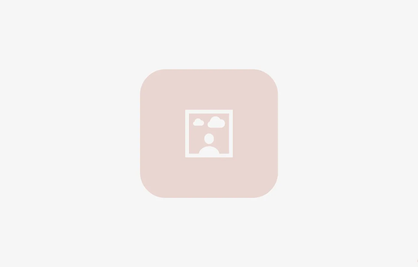 Photo wallpaper clouds, loneliness, one, minimalism