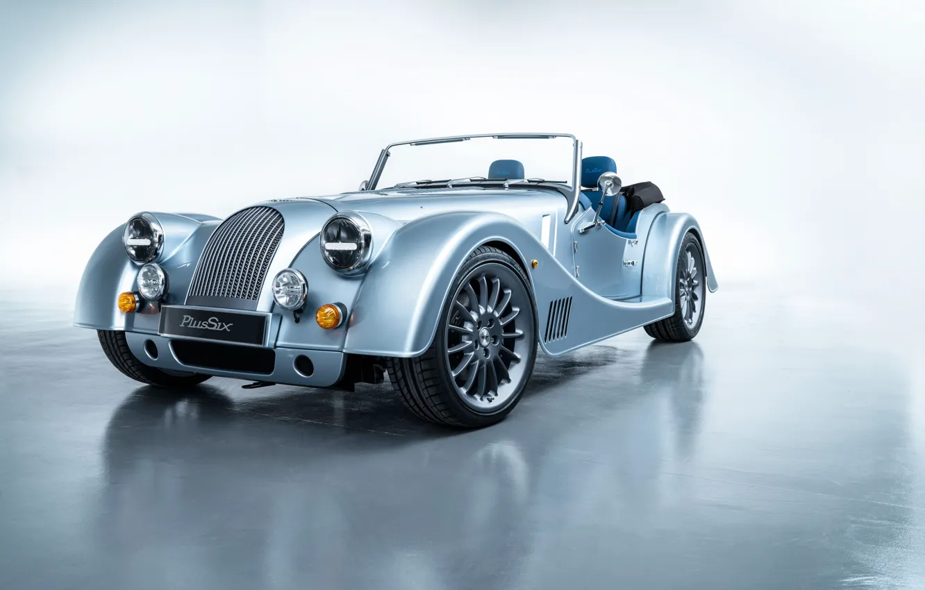 Photo wallpaper roadster, Morgan, Morgan Plus Six, Plus Six