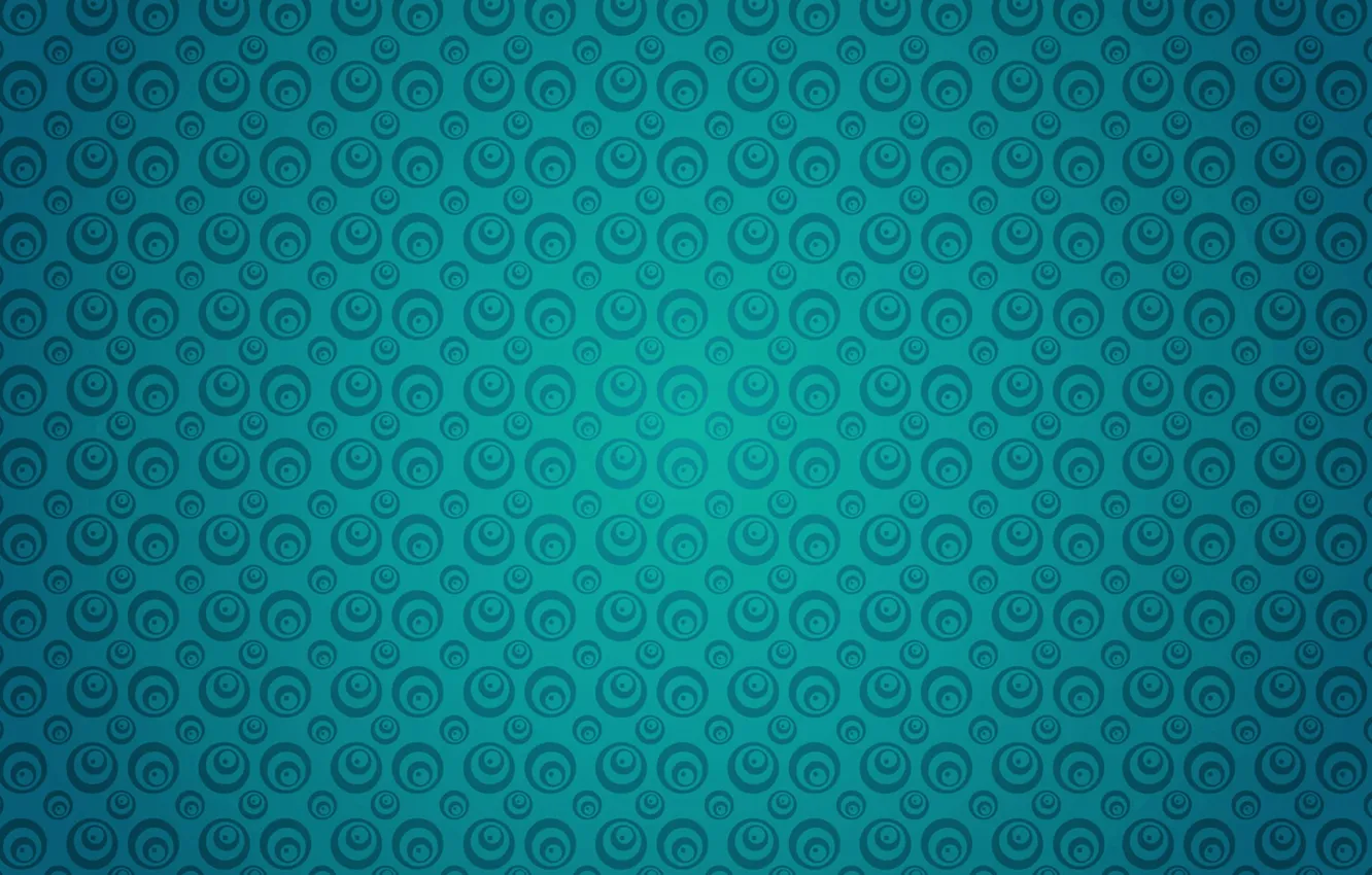 Photo wallpaper circles, texture, turquoise