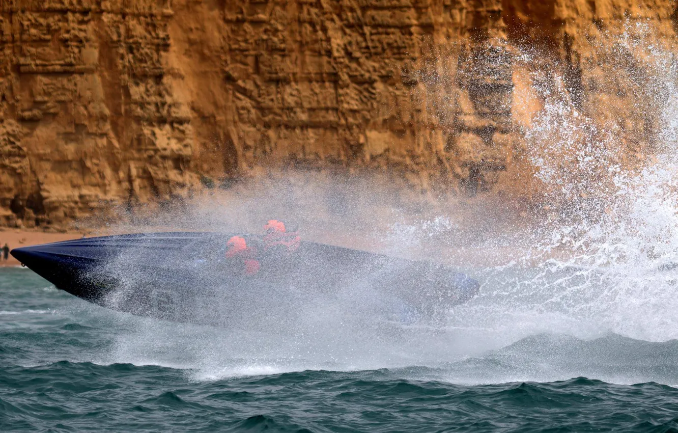 Photo wallpaper race, boat, speed