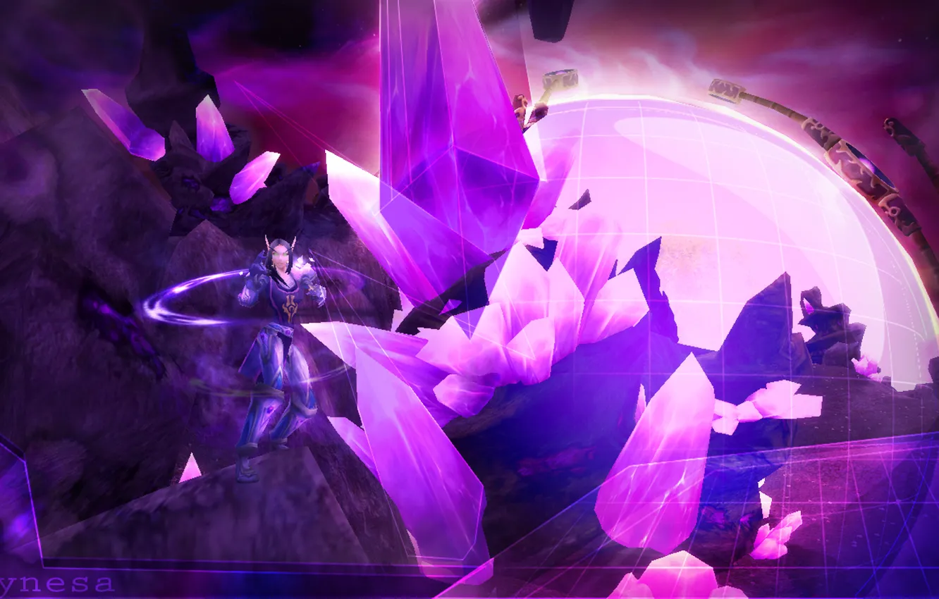 Photo wallpaper the game, World of Warcraft, fantasy, computer graphics