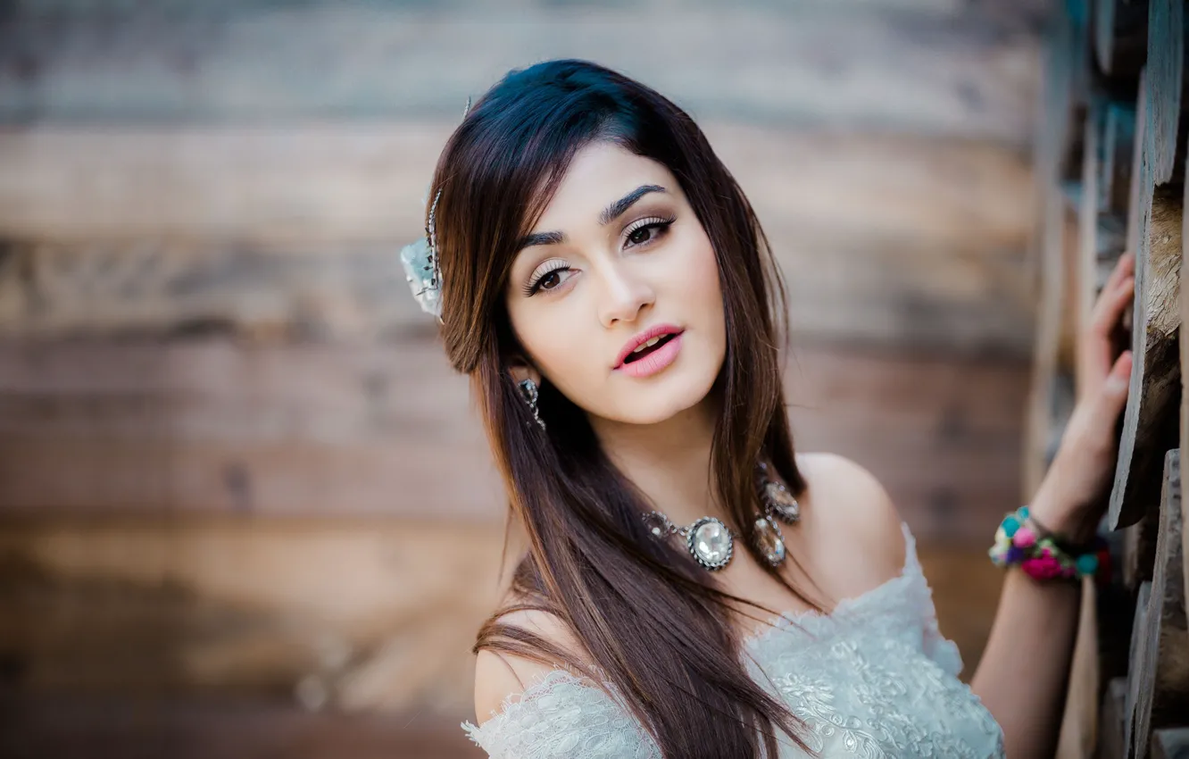 Photo wallpaper girl, hot, sexy, eyes, smile, beautiful, figure, model