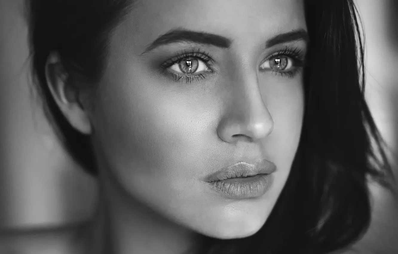 Photo wallpaper portrait, Jenna, Martin Kuhn